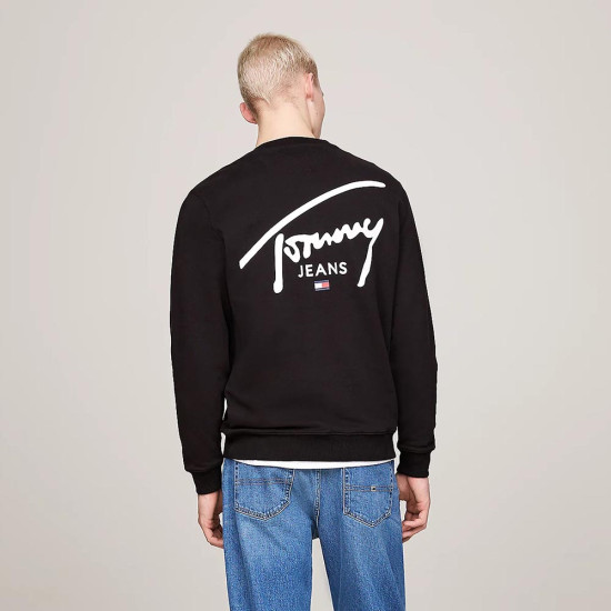 Tommy Hilfiger Ανδρικό φούτερ Signature Logo Back Graphic Sweatshirt